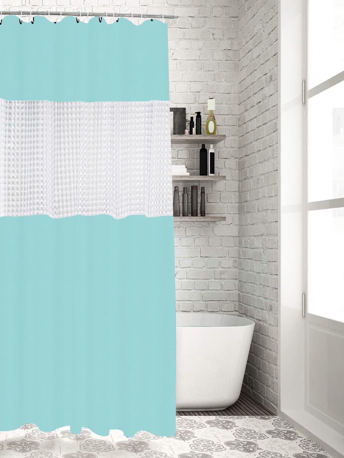 Striped Shower Curtains design 14