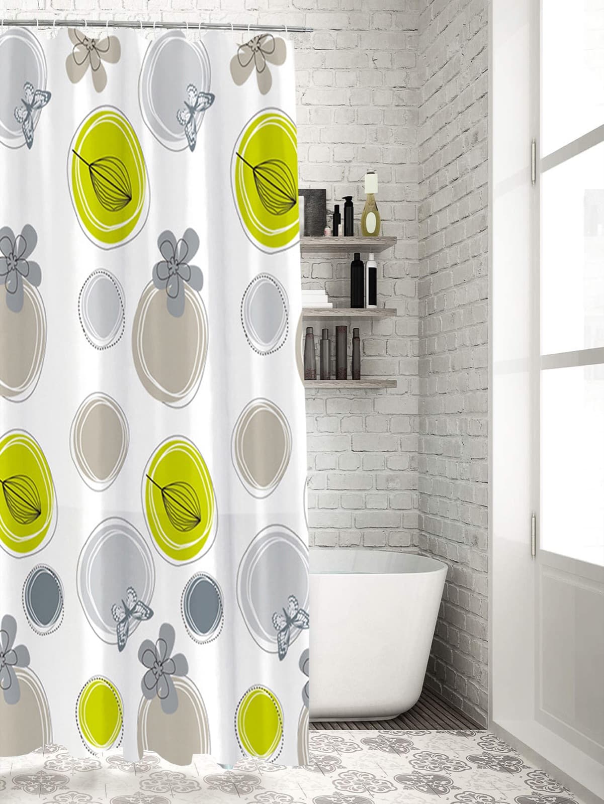 Striped Shower Curtains design 3